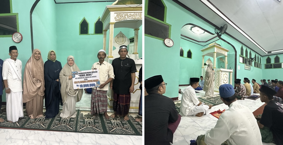 Ramadhan Berkah, PT KLS kembali Salurkan Bantuan Pembangunan Masjid di Moilong 